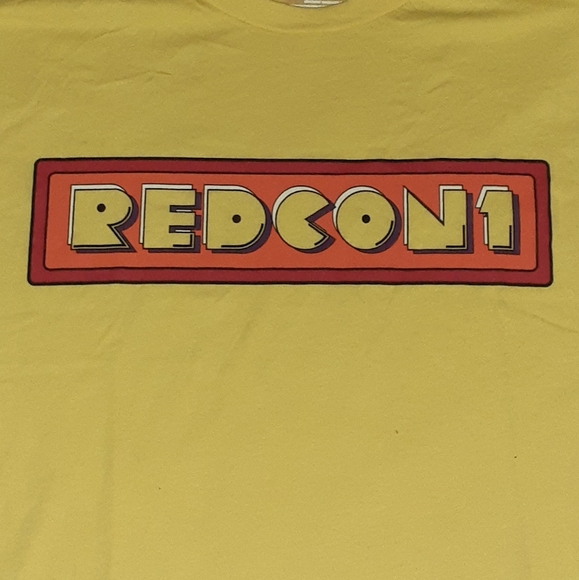 Redcon1 Pacman Logo Shirt Tee Workout Gym Training Fitness Video Game Atari - Picture 1 of 6